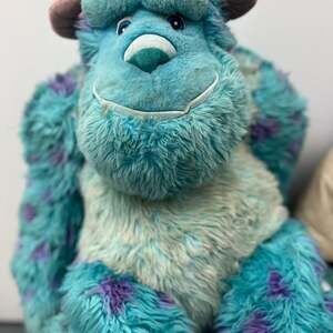 Disney Pixar Monsters Inc. Sully Plush Toy Blue Stuffed Animal 14"